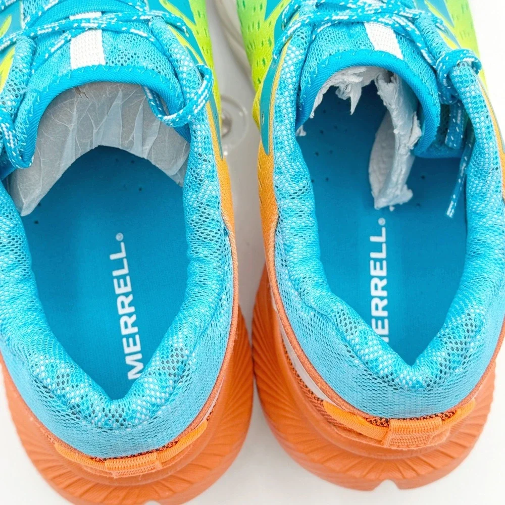 Merrell Agility Peak‎ 5 Shoes Size 10 Mens Neon Rainbow J500547, New